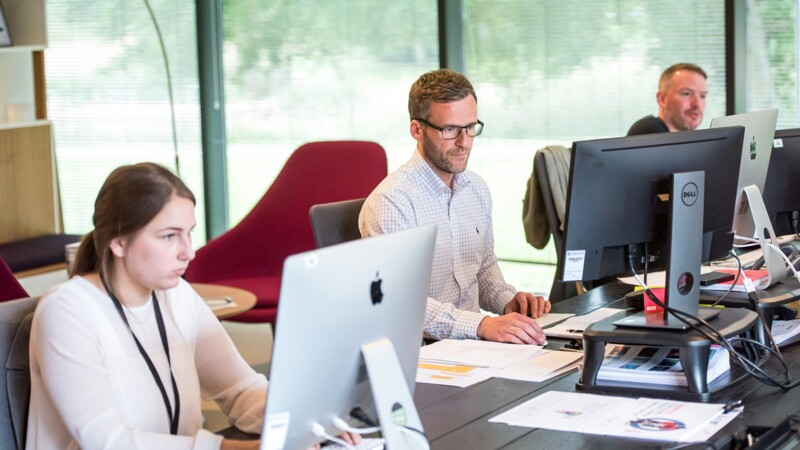 Büro mit PCs