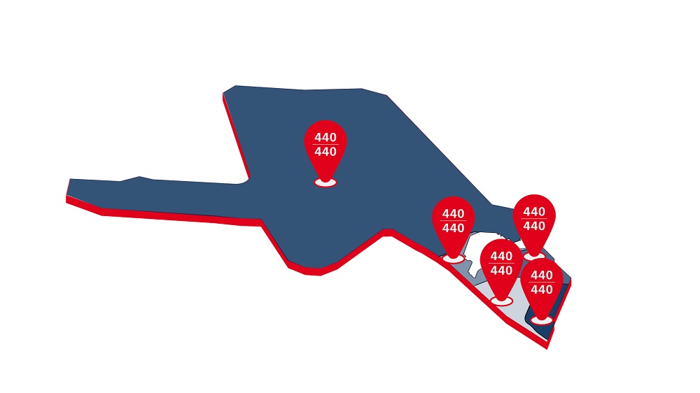 Infographic on standard land values in the Finkenwerder industrial area