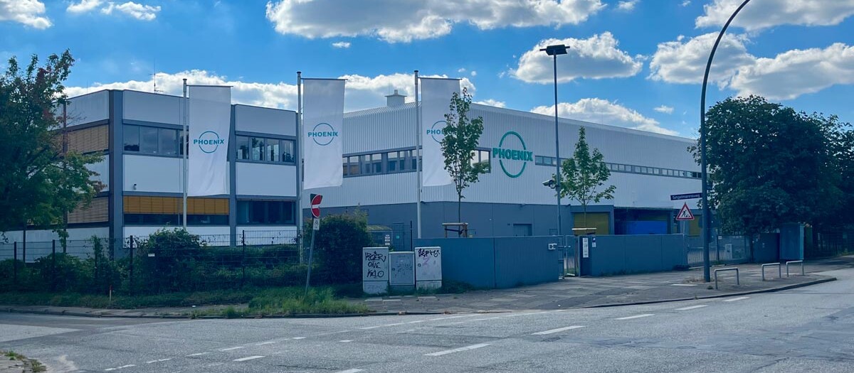 Phoenix Pharmahandel Company in the Rahlau industrial area