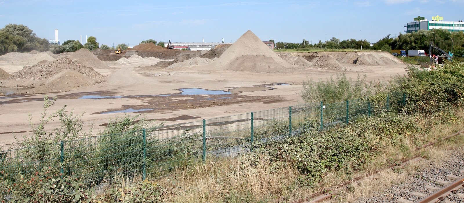 Soil remediation at the turning basin in Billbrook/Rothenburgsort