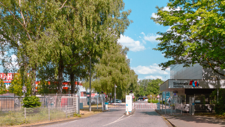 Site of Stromnetz Hamburg GmbH in the immediate vicinity of the Otto site in Hamburg