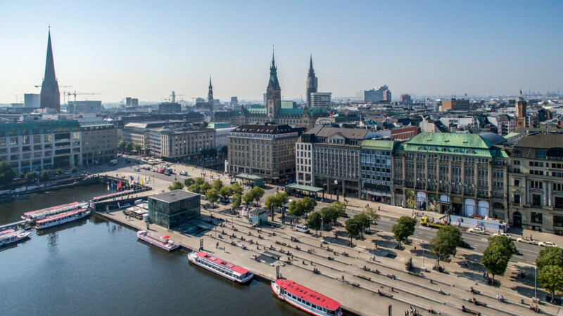 Hamburgs Innenstadt