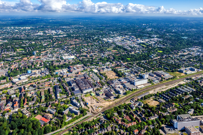 Luftbild Industrie- und Gewerbegebiet Am Neumarkt