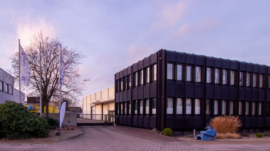 Bärenkälte GMBH company building in the lademannbogen industrial area