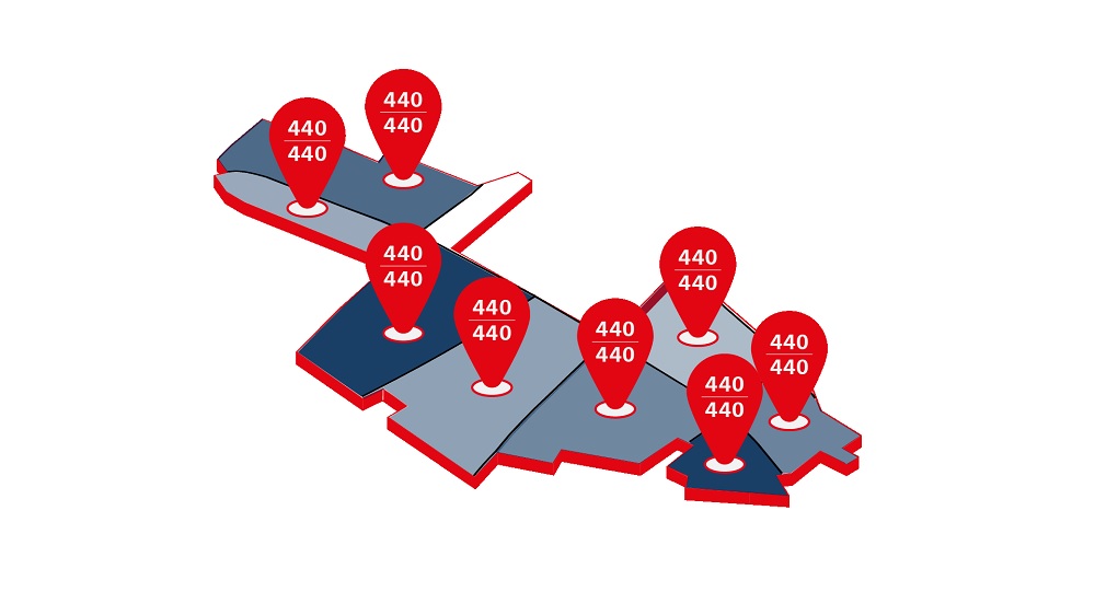 Infographic on standard land values in the Bornkampsweg/Ruhrstraße industrial area