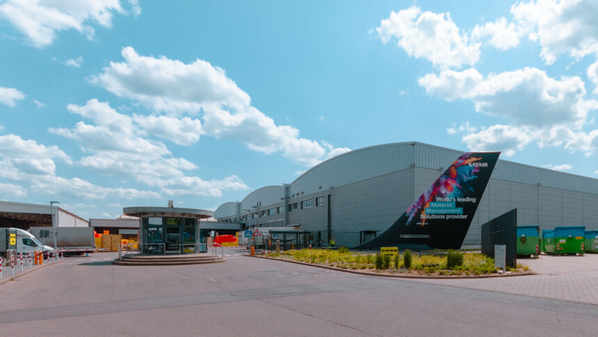 Headquarters of the Satair Group in Hamburg near the airport.