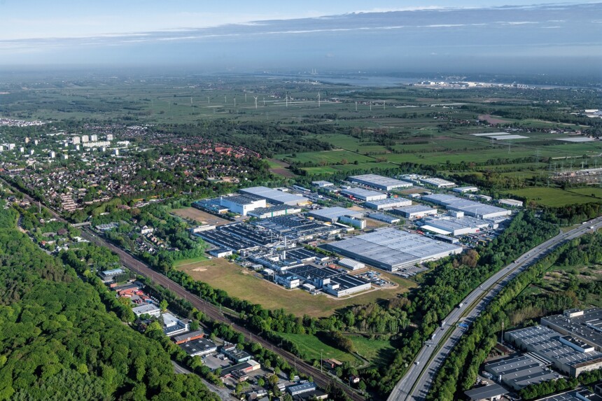 Aerial view Hausbruch/Bostelbek