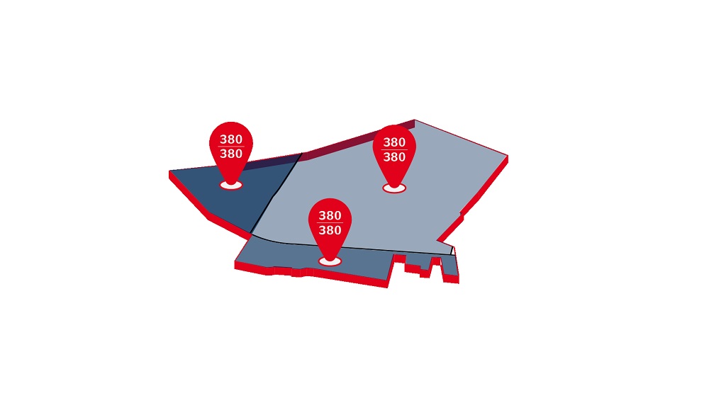 Infographic on standard land values in the Bramfeld industrial area