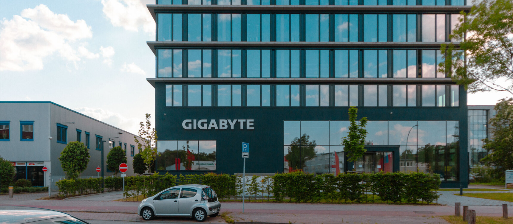 Gigabyte-Europazentrale im Gewerbegebiet Frierdich-Ebert-Damm