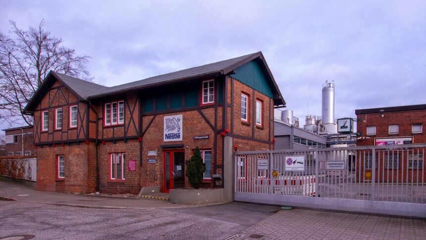 Hamburger Werk von Nestle in Wandsbek