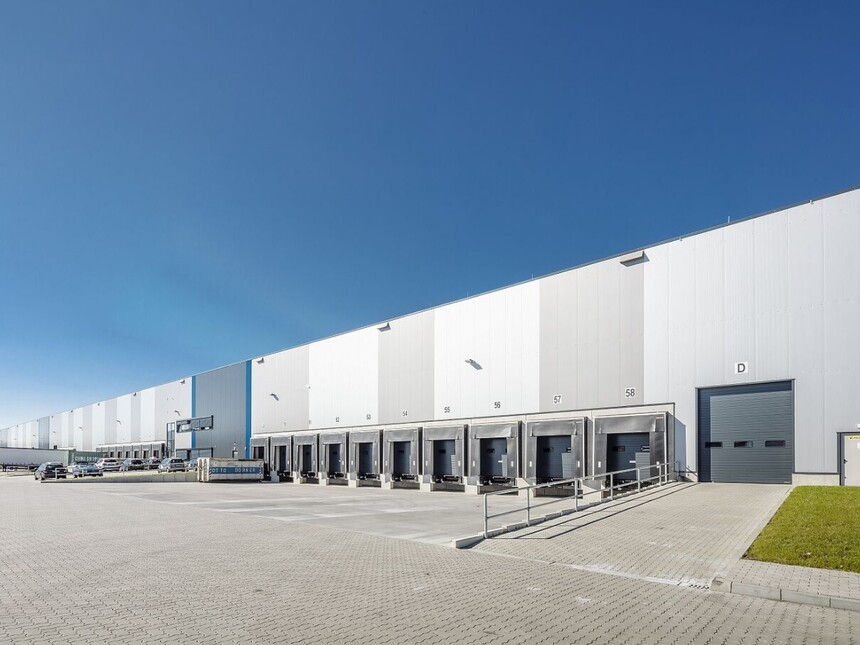 Logistics halls of the project developer VGP Industriebau GmbH