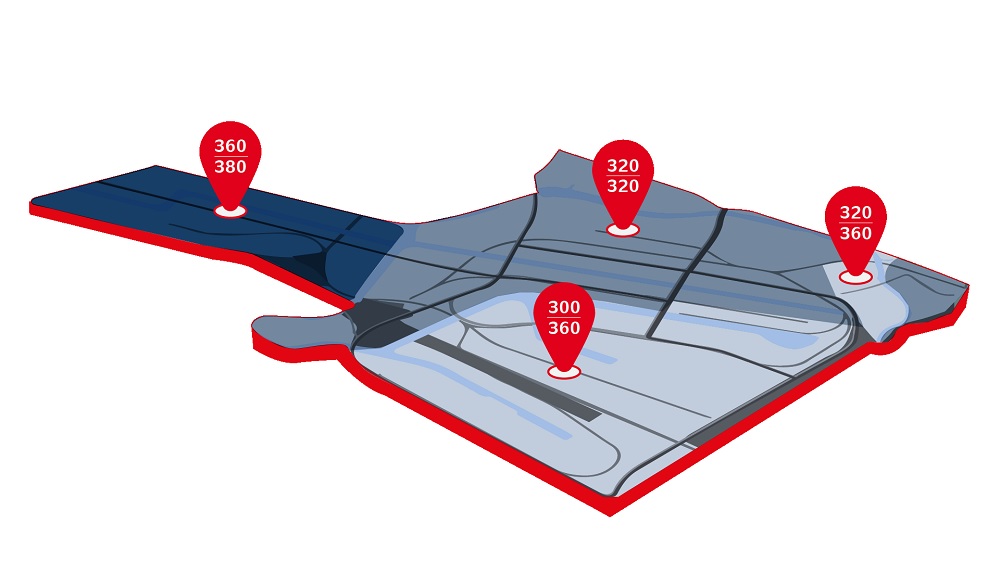 Infographic on standard land values in the Billbrook/Rothenburgsort industrial area