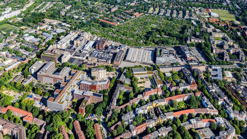 Luftbild Industrie- und Gewerbestandort Eimsbüttel/Troplowitzstraße