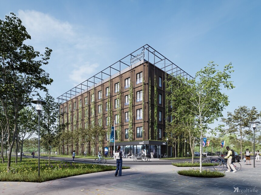 Visualisierung des tecHHub Hamburg 