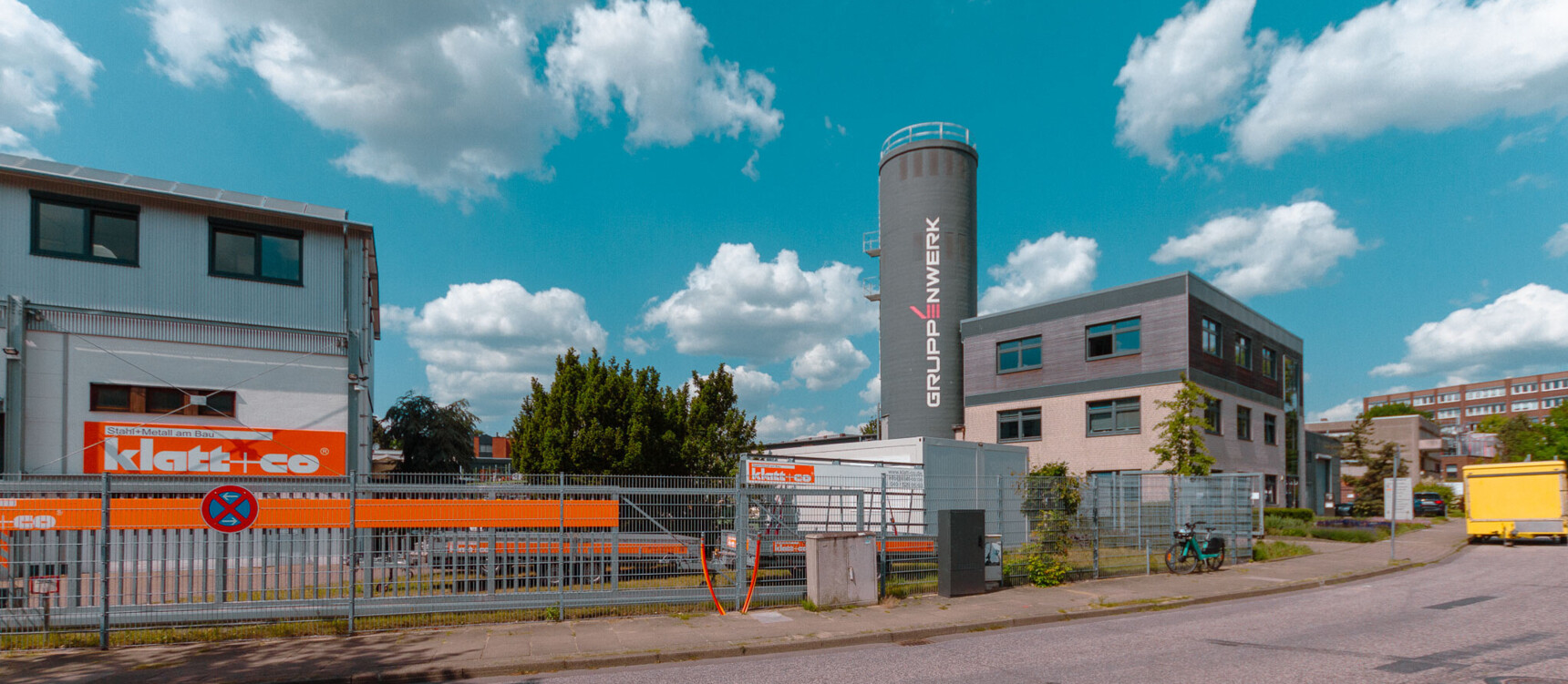 The companies Klatt & co. and Gruppenwerk at the southern airport environment 