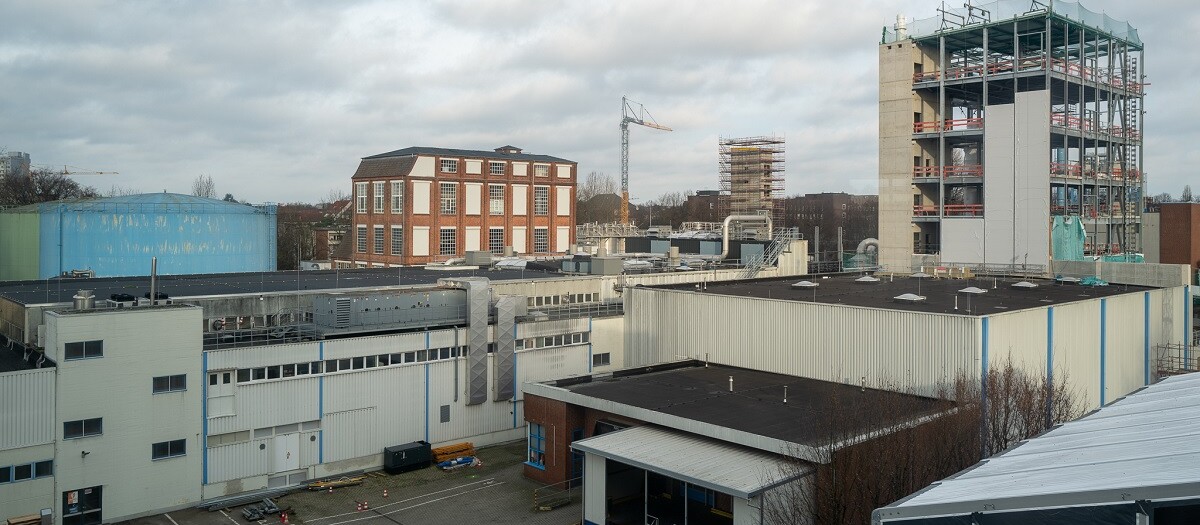 The company Zucker & Partner, which operates in the yacht industry, at the Bornkampsweg/Ruhrstraße site