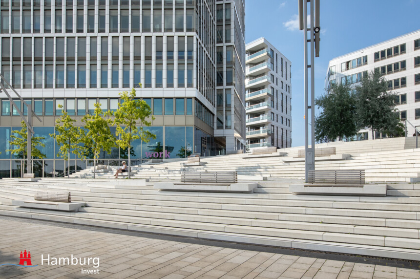 Hamburg Business & Gewerbeimmobilien: Der Hammerbrooklyn DigitalPavillon auf dem Hammerbrooklyn DigitalCampus in Hamburg