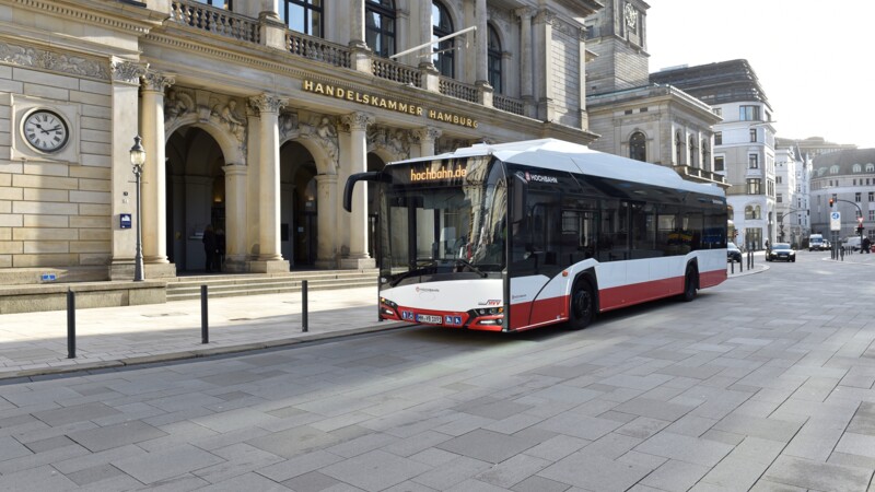 E-Bus der Hamburger Hochbahn