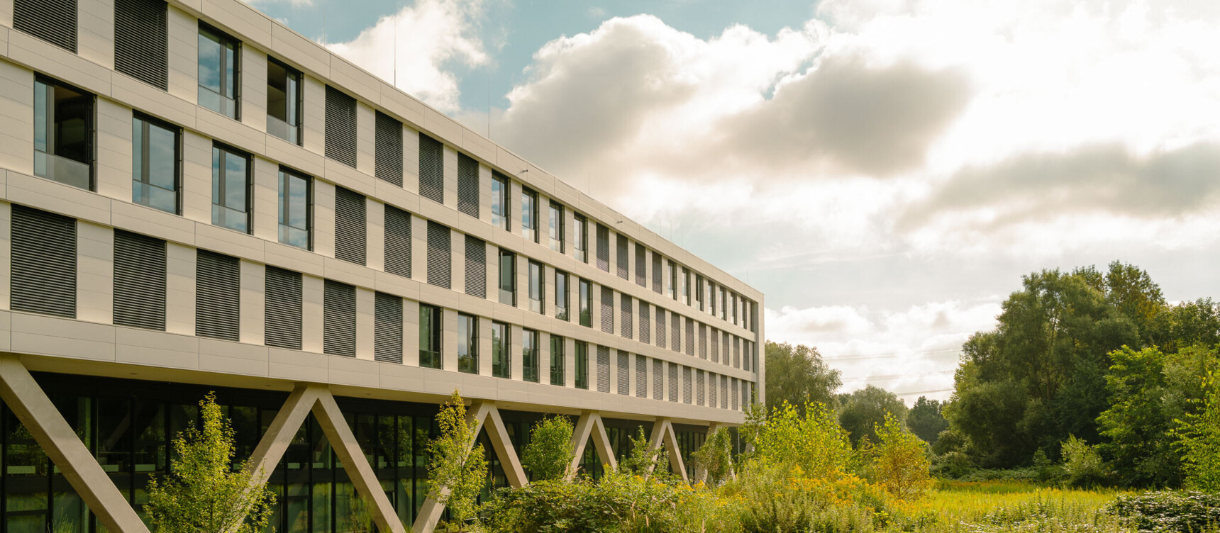 Moderne Architektur am Standort östliches Harburg