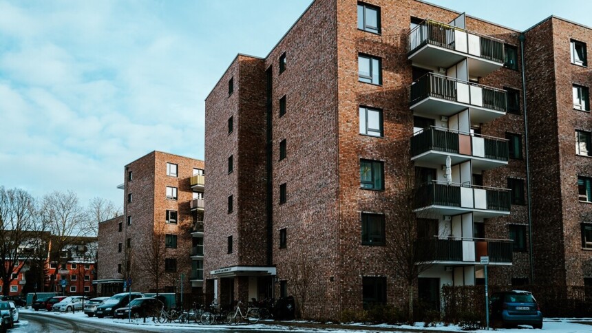 New-build apartments in the Lokstedt district of Eimsbüttel