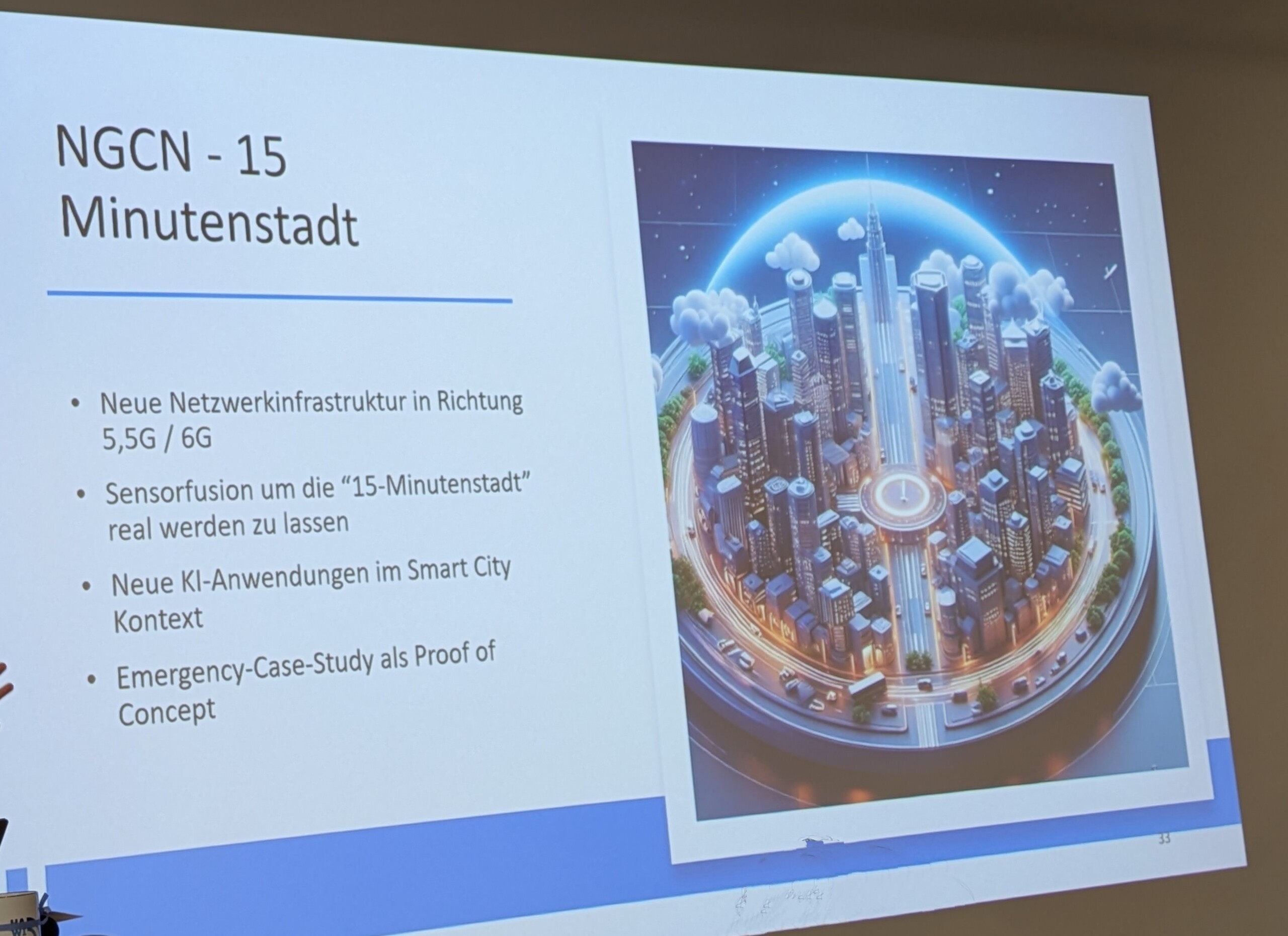 Folienpräsentation der 15-Minuten-Stadt